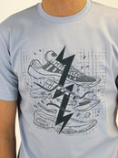 Sky Blue BluePrint (Front) T-Shirt