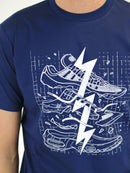 Navy BluePrint (Front) T-Shirt