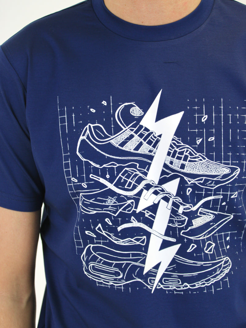 Navy BluePrint (Front) T-Shirt