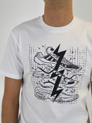 White BluePrint (Front) T-Shirt