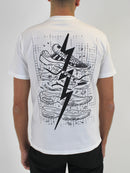 Kids White BluePrint (Back) T-Shirt