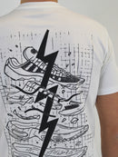 Kids White BluePrint (Back) T-Shirt