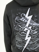 Black BluePrint (Back) Hoodie