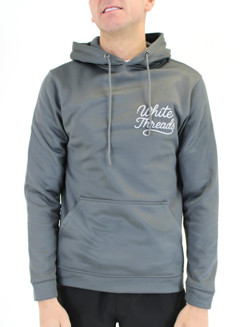 Grey BluePrint (Back) Hoodie