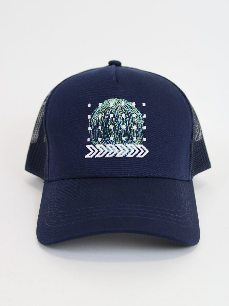 Navy Sphere Trucker