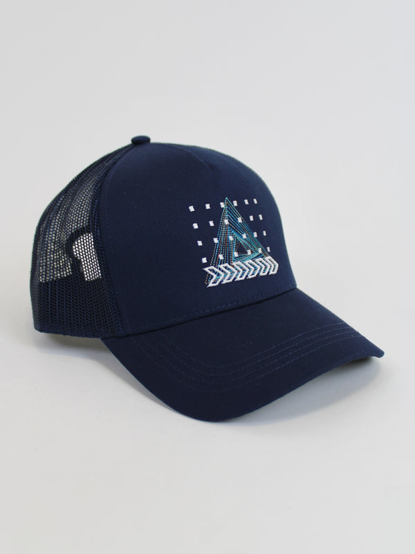 Navy Prism Trucker