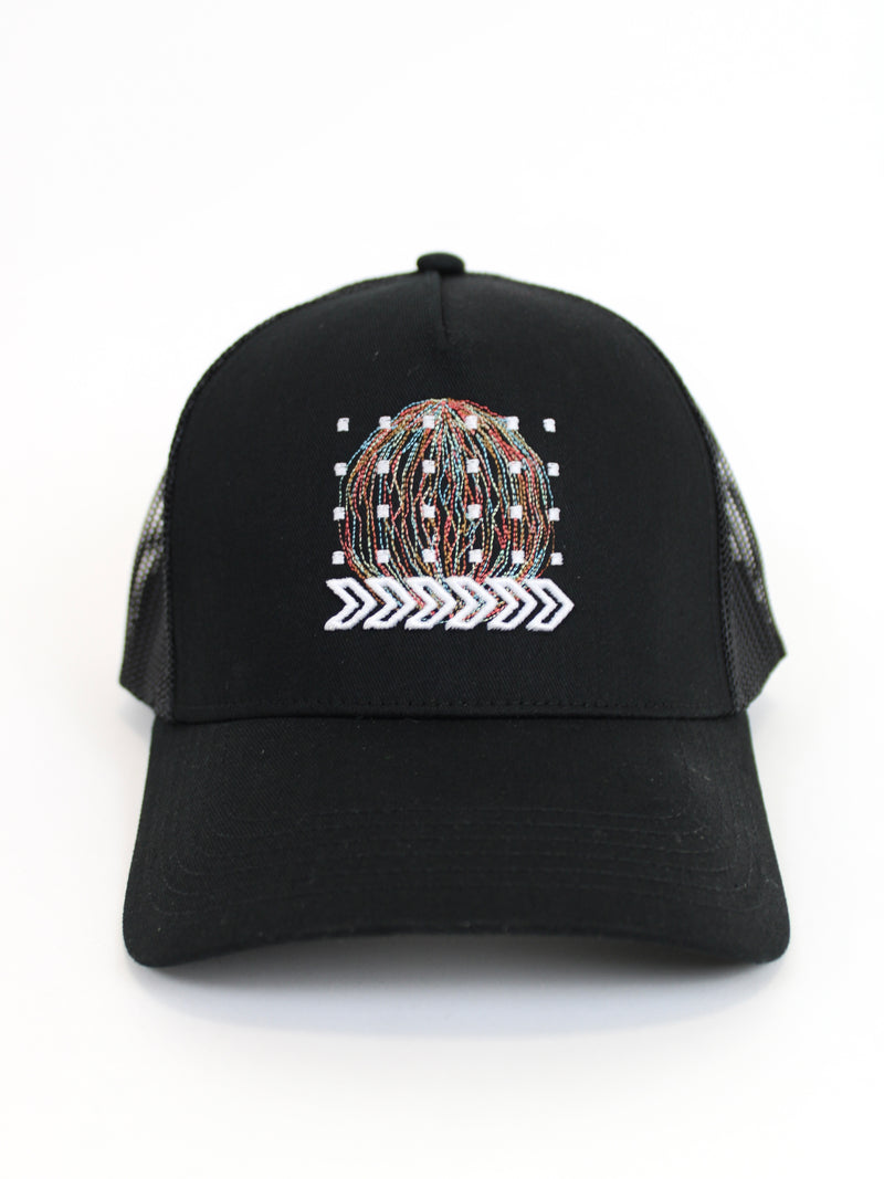 Black Sphere Trucker