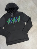 Black / Apple Blue 5 Bolt Hoodie (2026)