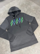 Grey / Apple Blue 5 Bolt Hoodie (2026)