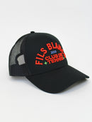 Black Fils Blancs Trucker