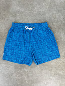 Blue Aztec Swim Shorts (PREORDER)