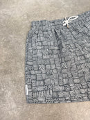 Grey Aztec Swim Shorts (PREORDER)