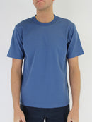 Blue Relaxed Fit Plain T-Shirt