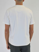 White Relaxed Fit Plain T-Shirt