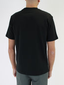 Black Relaxed Fit Plain T-Shirt