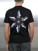 Black / Circular Since95 T-Shirt
