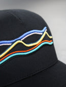 Black Wavey Trucker