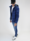 Navy Water Reactive WT Down Coat