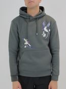 Dark Grey Hummingbird Hoodie
