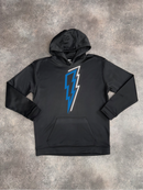 Kids Black / Royal Blue OG Bolt Hoodie