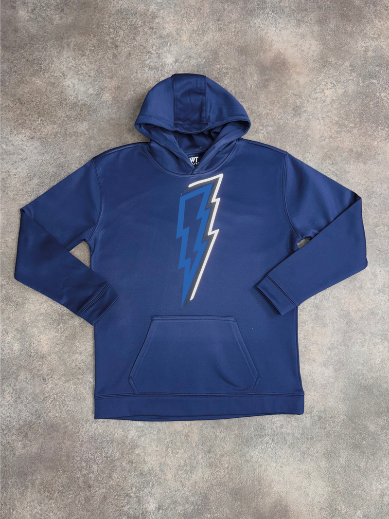 Kids Navy / Royal Blue OG Bolt Hoodie